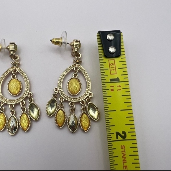 Vintage Dangle Chandelier Earrings - Picture 8 of 8